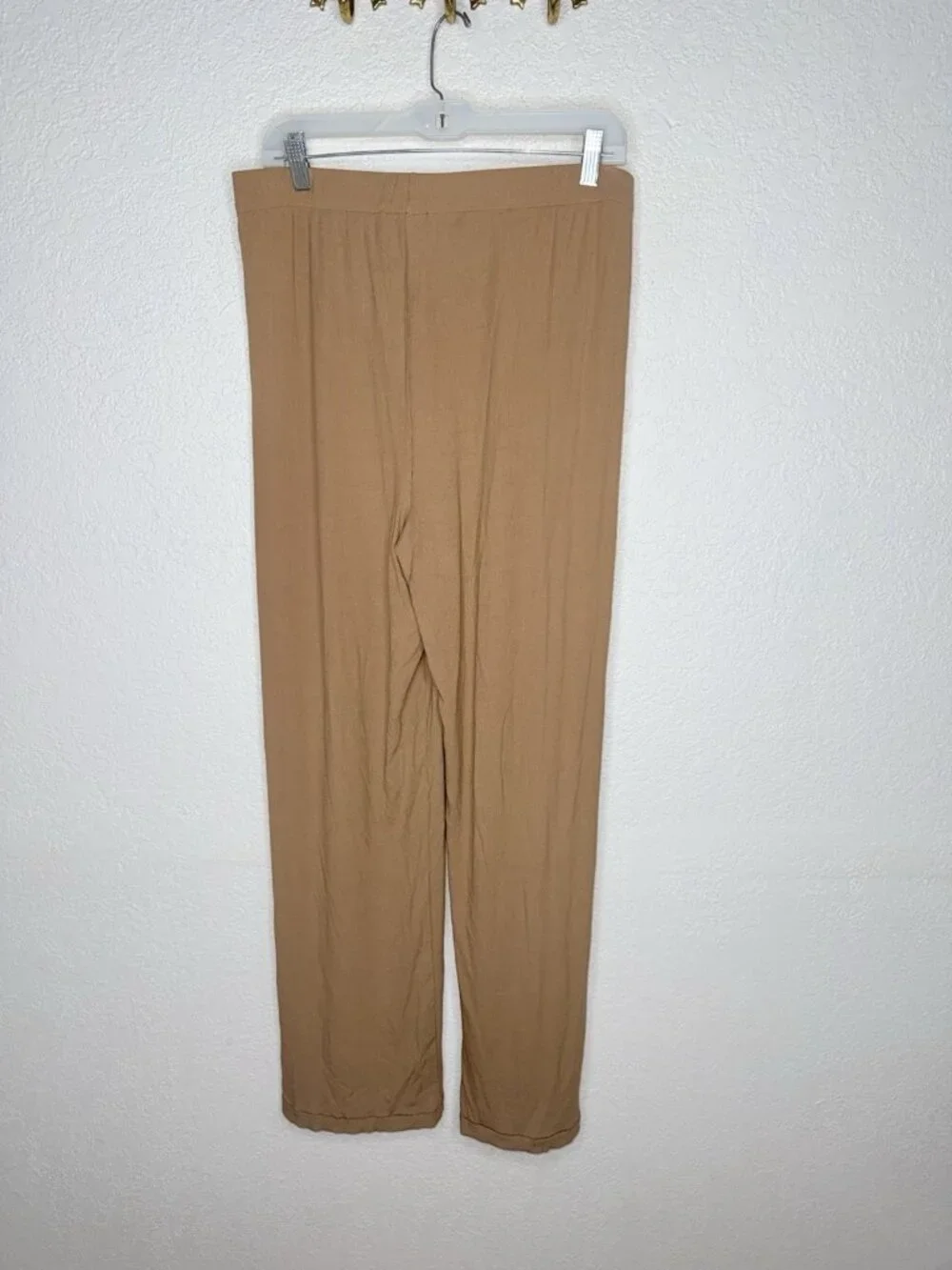 Skims Ribbed Soft Lounge Pants Wide Leg Modal Stretch Comfort Size Large F1 - Picture 4 of 5